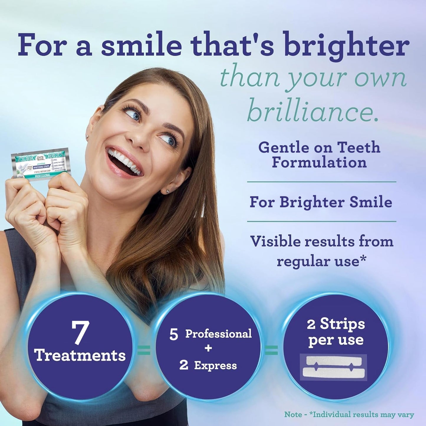GuruNanda Teeth Whitening Strips