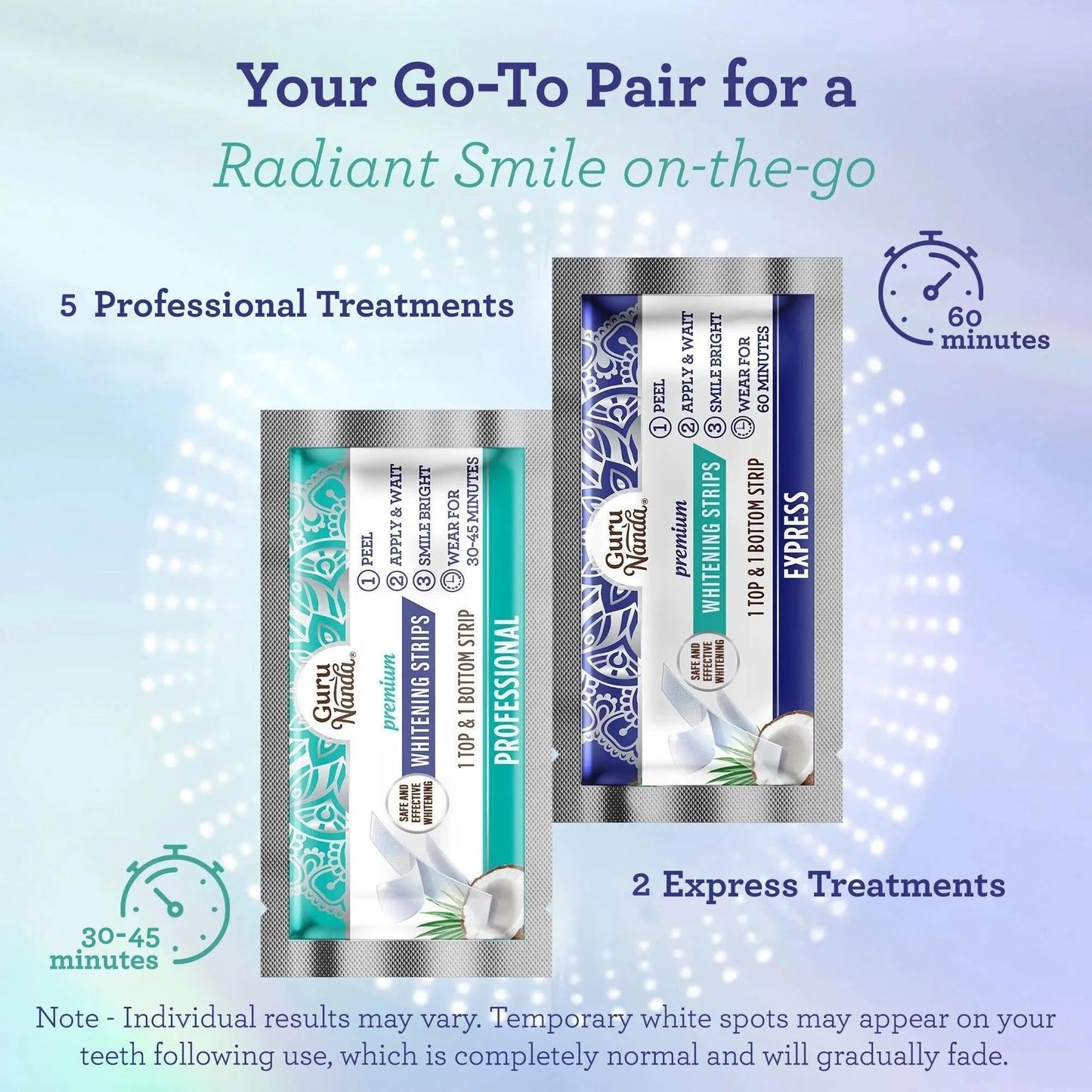 GuruNanda Teeth Whitening Strips
